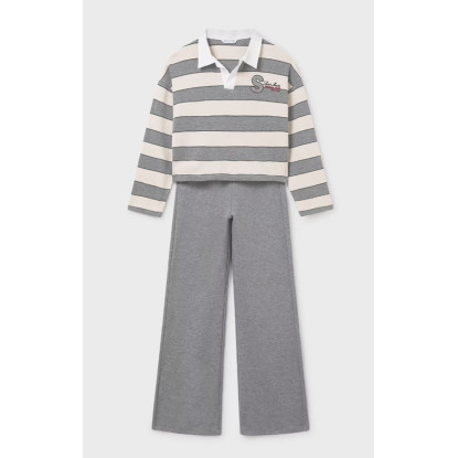 Conjunto Felpa 2p Acero