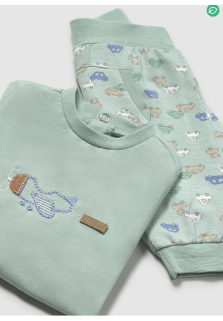 Conjunto 2p M/L Jade Avión