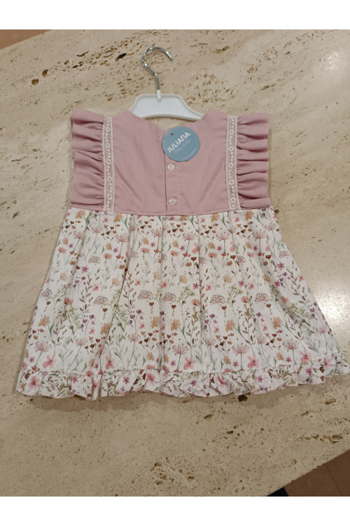 Vestido Maquillaje Lino Flor