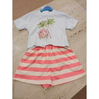 Conjunto 2p Coral Pink