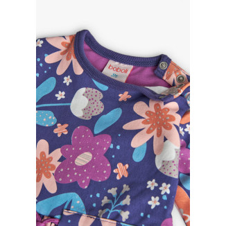 Vestido Felpa Flores