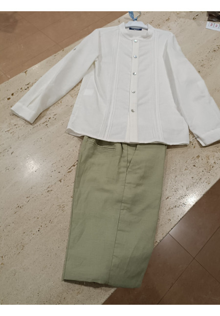 Conjunto 2p Crudo/Verde
