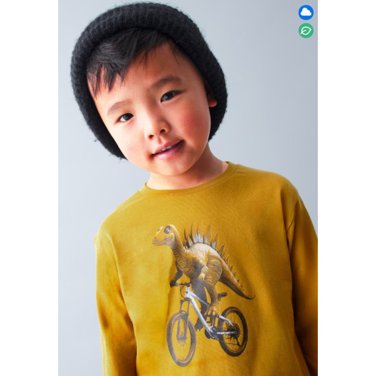 Camiseta M/L Mostaza