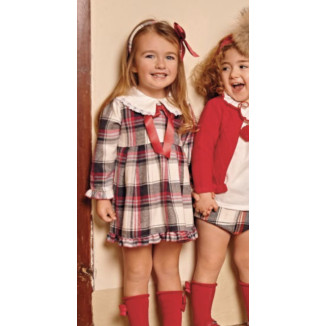 Vestido Enterizo Tela Cuadros 