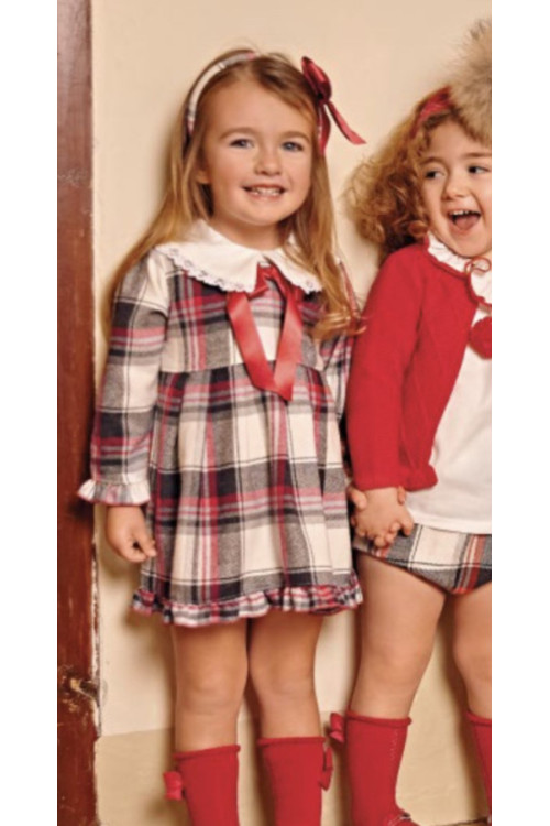 Vestido Enterizo Tela Cuadros 