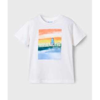Camiseta M/C Waves Blanco