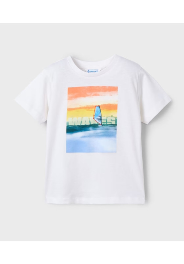 Camiseta M/C Waves Blanco