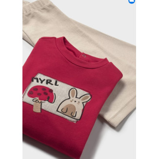 Chandal 2p Rojo Rabbit