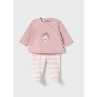 Conjunto polaina 2p Rosa