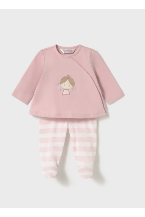 Conjunto polaina 2p Rosa