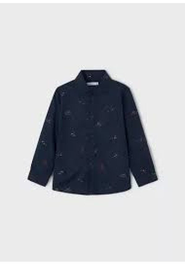 Camisa Estampada Marino