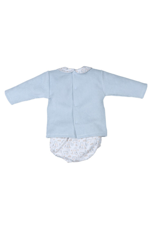 Conjunto 2p Azul Polar