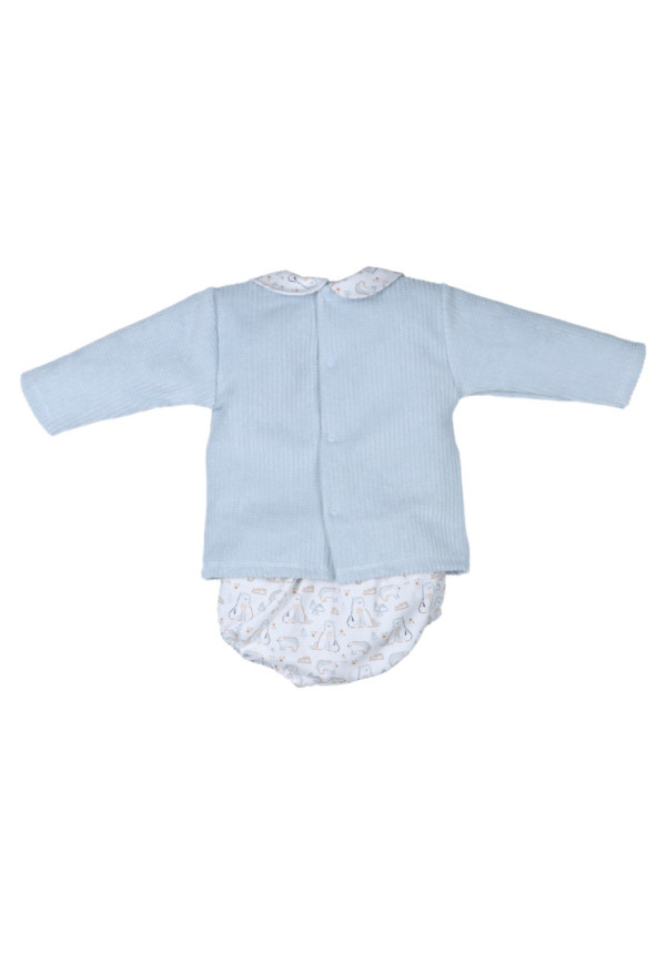 Conjunto 2p Azul Polar