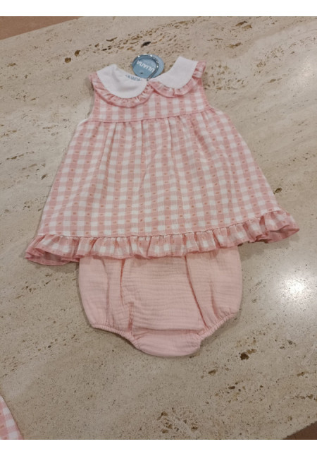 Conjunto 2p Cuadro Rosa