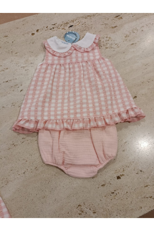 Conjunto 2p Cuadro Rosa