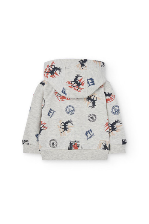 Chaqueta Felpa Estampada West