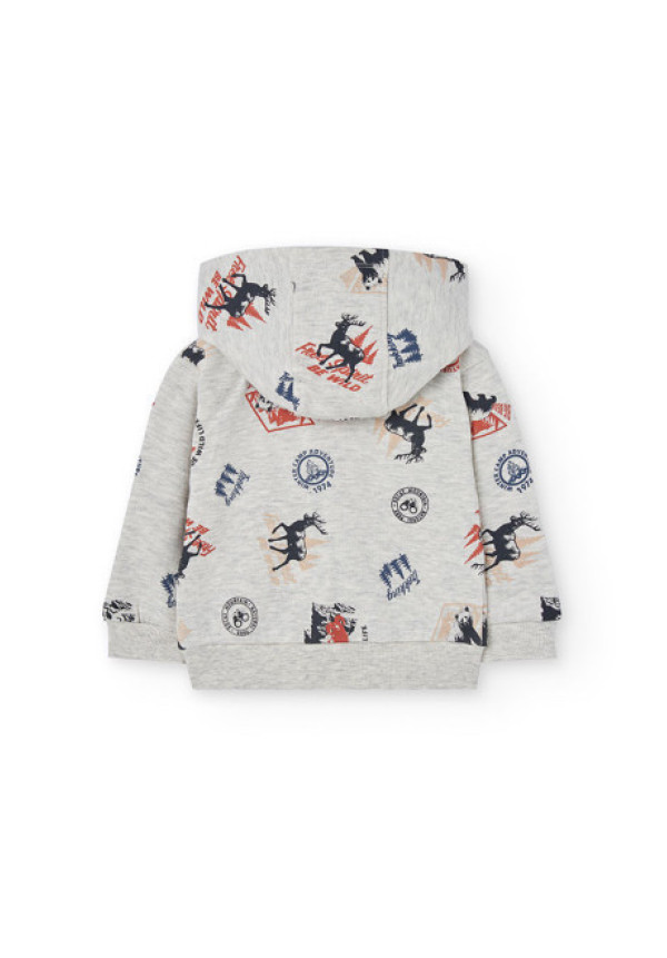 Chaqueta Felpa Estampada West