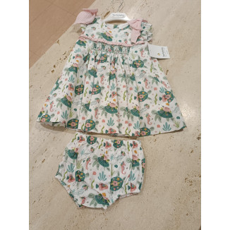 Vestido + Braga Estampado Tortugas