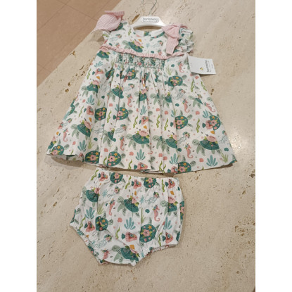 Vestido + Braga Estampado Tortugas