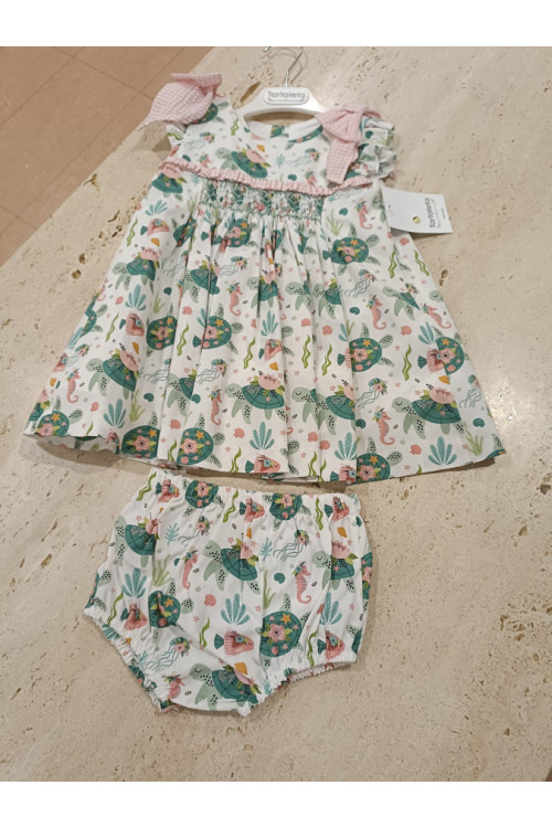 Vestido + Braga Estampado Tortugas