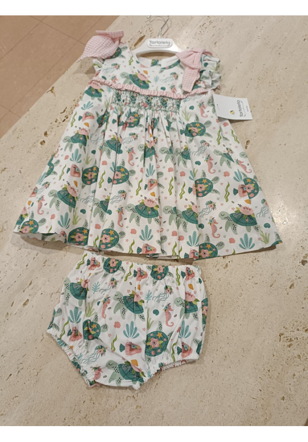 Vestido + Braga Estampado Tortugas