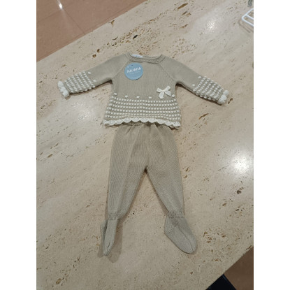 Conjunto polaina 2p Beig/Crudo