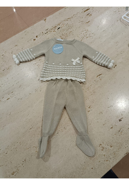 Conjunto polaina 2p Beig/Crudo