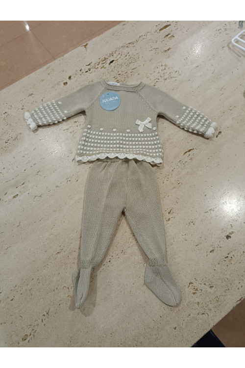 Conjunto polaina 2p Beig/Crudo