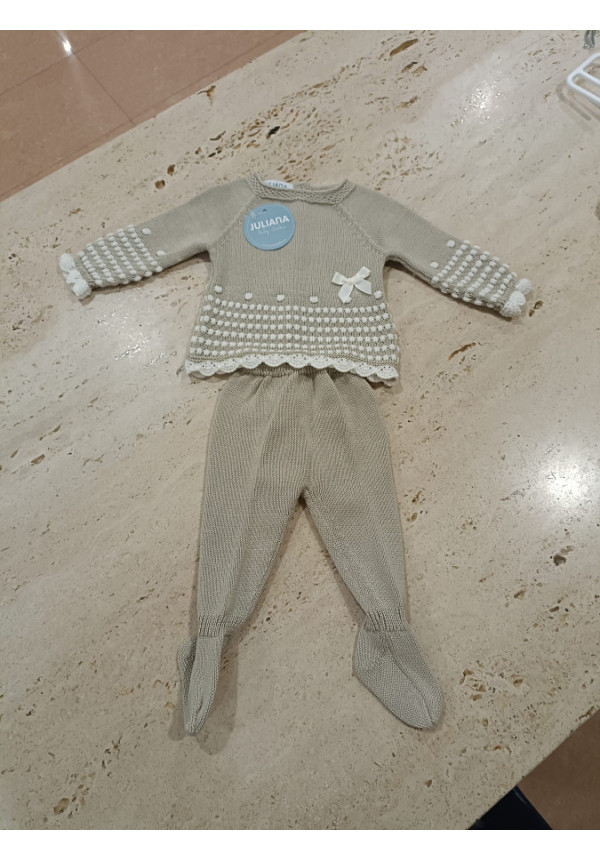 Conjunto polaina 2p Beig/Crudo