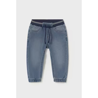 Pantalón Vaquero Jogger Azul Medio