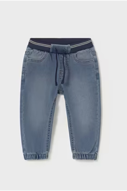 Pantalón Vaquero Jogger Azul Medio