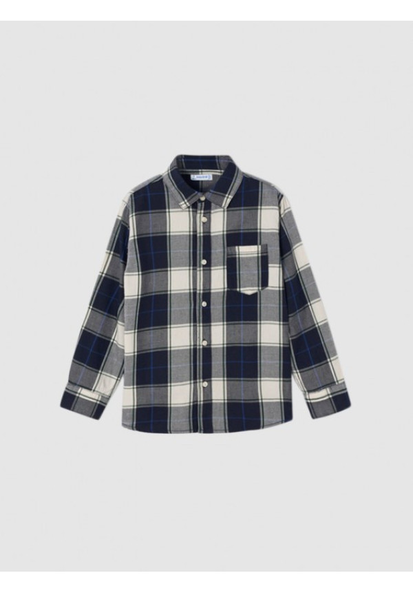 Camisa Cuadros Marino
