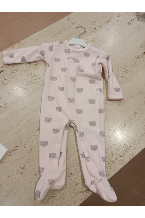 Pijama Bebé Rosa Osos