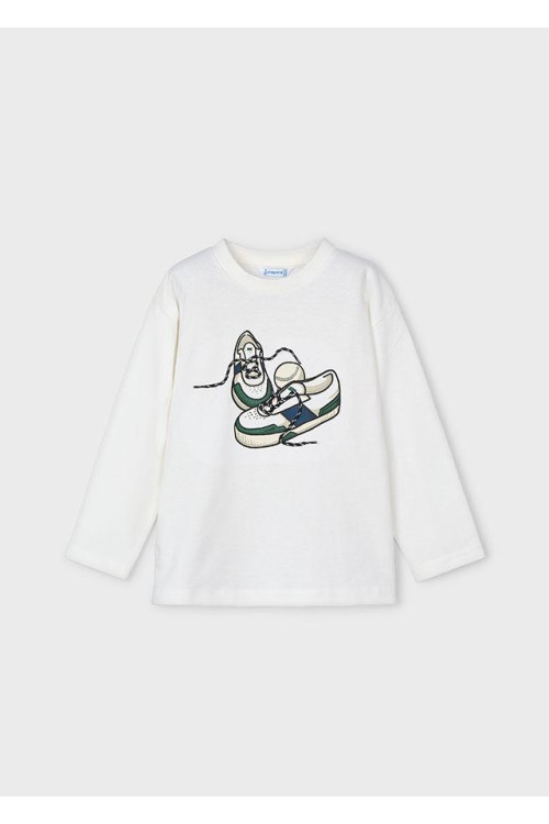 Camiseta Zapatillas Nata
