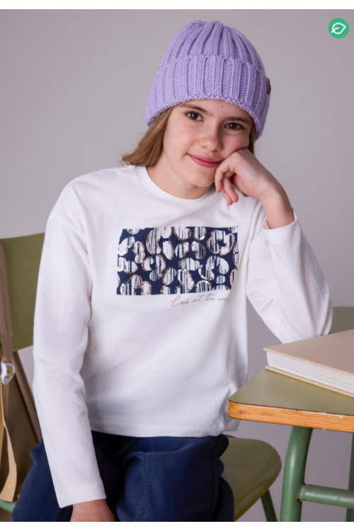 Camiseta M/L Cuadro