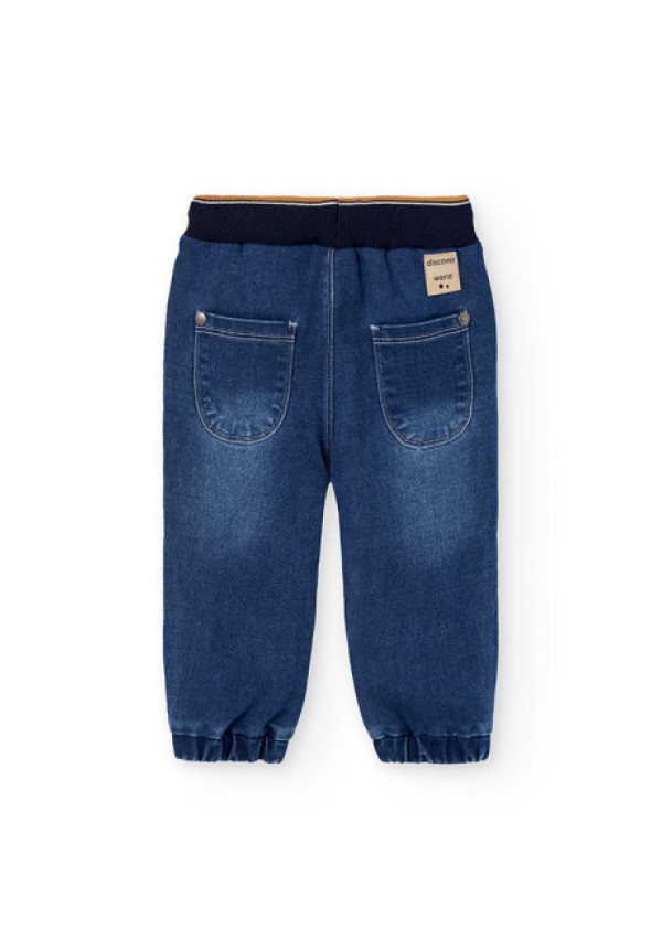 Pantalón Denim Punto Dark