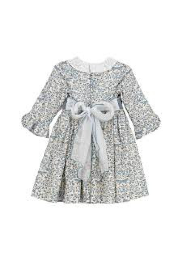 Vestido Estampado Azul1