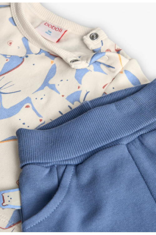 Chandal 2p Estampado Azul