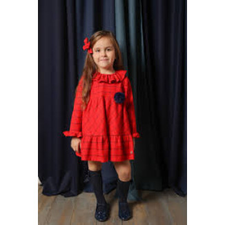Vestido Cuadros Rojo