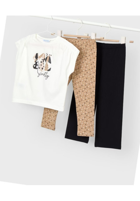Conjunto Leggins 3p Negro