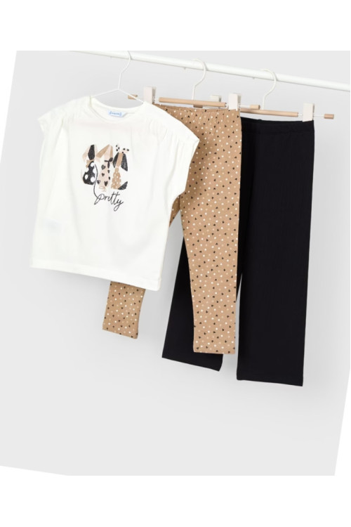 Conjunto Leggins 3p Negro