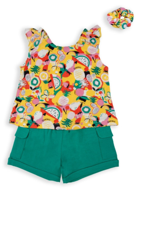 Conjunto 2p + Coletero Verde