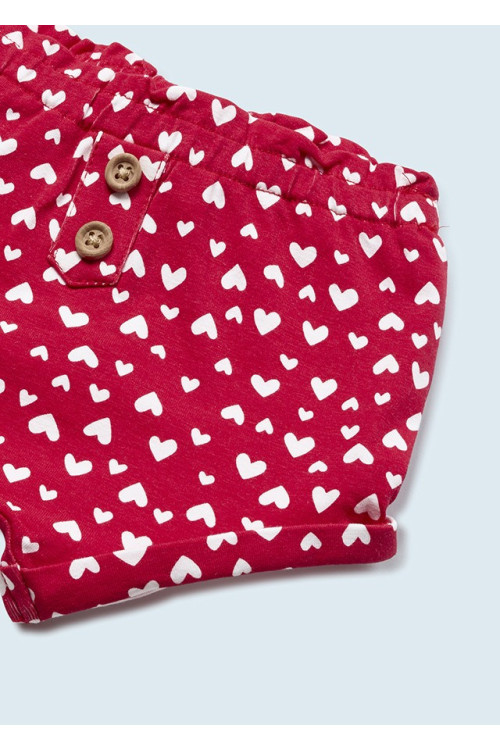 Conjunto 2p Rojo Corazones
