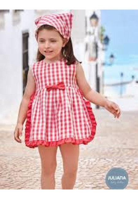 Vestido + Braga Cuadritos 
