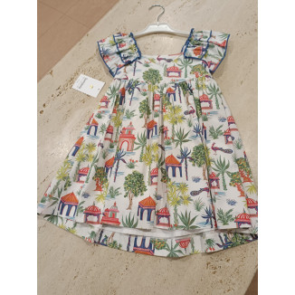 Vestido Estampado Pavo Real