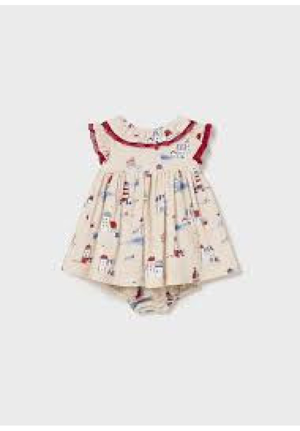 Vestido Lino Estampado + Braga