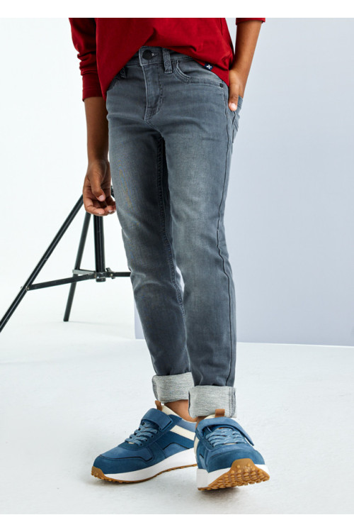 Pantalón Vaquero Gris Medio