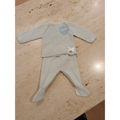 Conjunto Polaina 2p Verde Mar