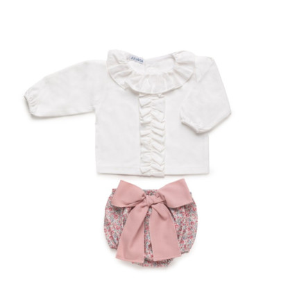 Conjunto 2p Braga Florecitas