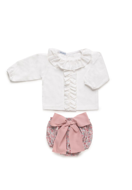 Conjunto 2p Braga Florecitas